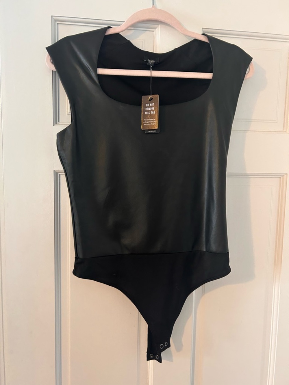 Express Black Sleeveless Bodysuit